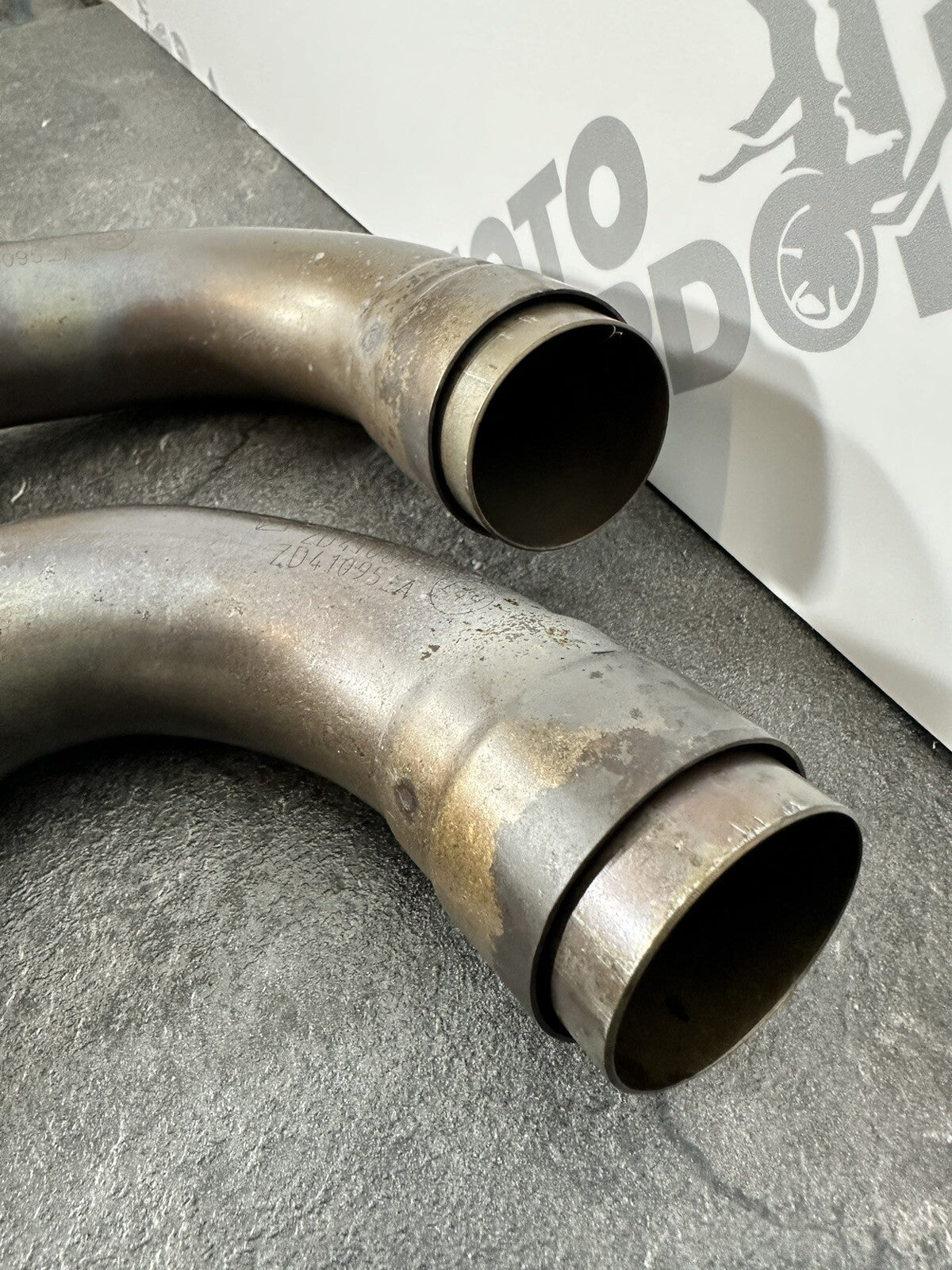 Aprilia Tuono V4 1100 2021 Rear Exhaust Downpipe Link 6606 Miles 2022-2024 OEM