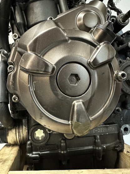 Yamaha MT07 MT-07 2014 - 2017 Engine With Throttle Bodies And Wiring Loom