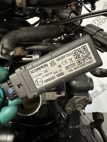 Yamaha MT07 MT-07 2014 - 2017 Engine With Throttle Bodies And Wiring Loom