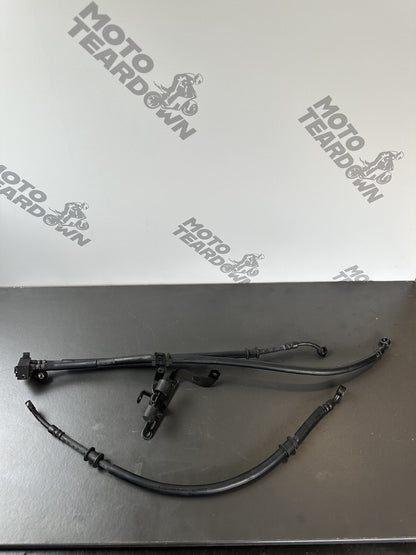 Yamaha MT09 Front Brake Hoses MT-09 Front Brake Hoses ABS HOSES 2017-2020 OEM
