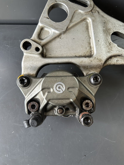 KTM 1190 RC8 R 2009-10 BREMBO REAR BACK BRAKE CALIPER & MOUNT
