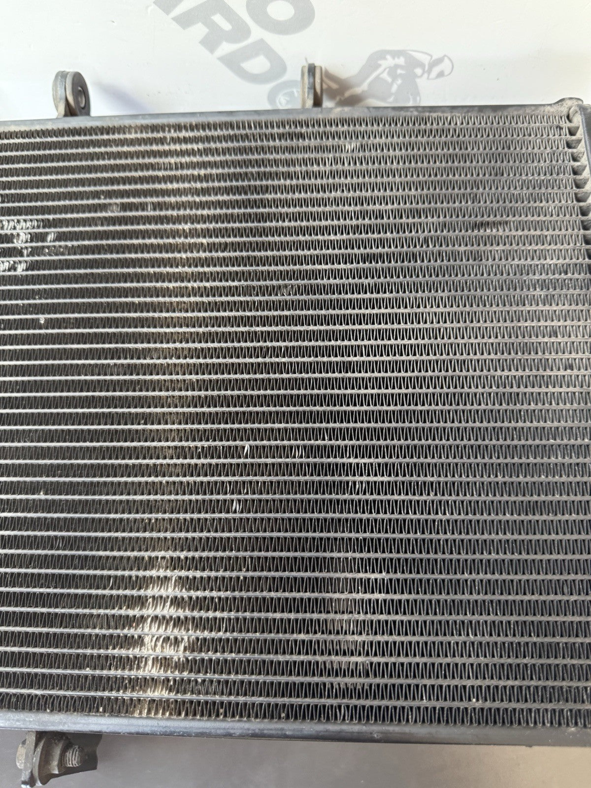 TRIUMPH TRIDENT 660 Radiator And Fan 2021-2024 Water Tight But Slight Kinked OEM