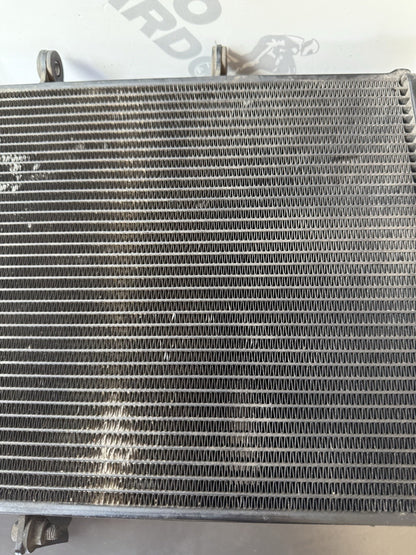 TRIUMPH TRIDENT 660 Radiator And Fan 2021-2024 Water Tight But Slight Kinked OEM