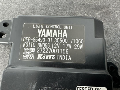 Yamaha R7 690 2024 Light Control Unit Light ECU 1784 Miles 2022 2023 OEM