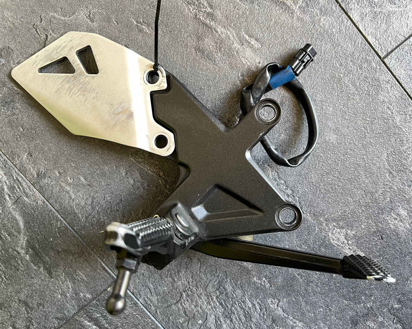 Kawasaki Ninja ZX10R 2017 Right Rearset Switch Footrest 16125 Mile 2016-2018 OEM