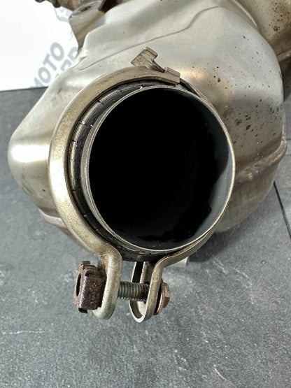 KTM 790 Duke 2020 Exhaust Cat Box Catalytic Converter 3766 Miles 2018 2019 OEM