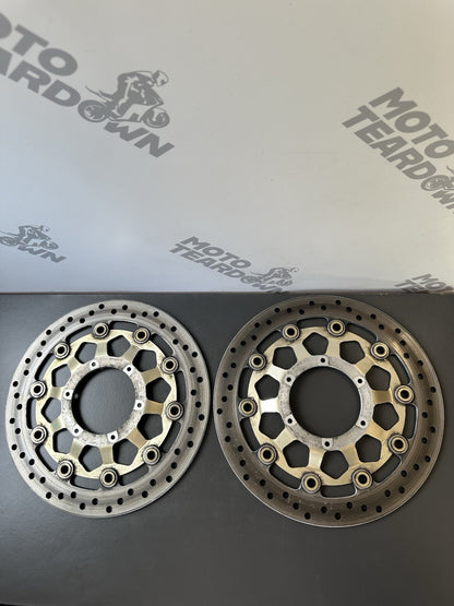 Honda CBR1000RR Pair of Front Yutaka Brake Discs 2004 2005 RR4 RR5 Front Discs