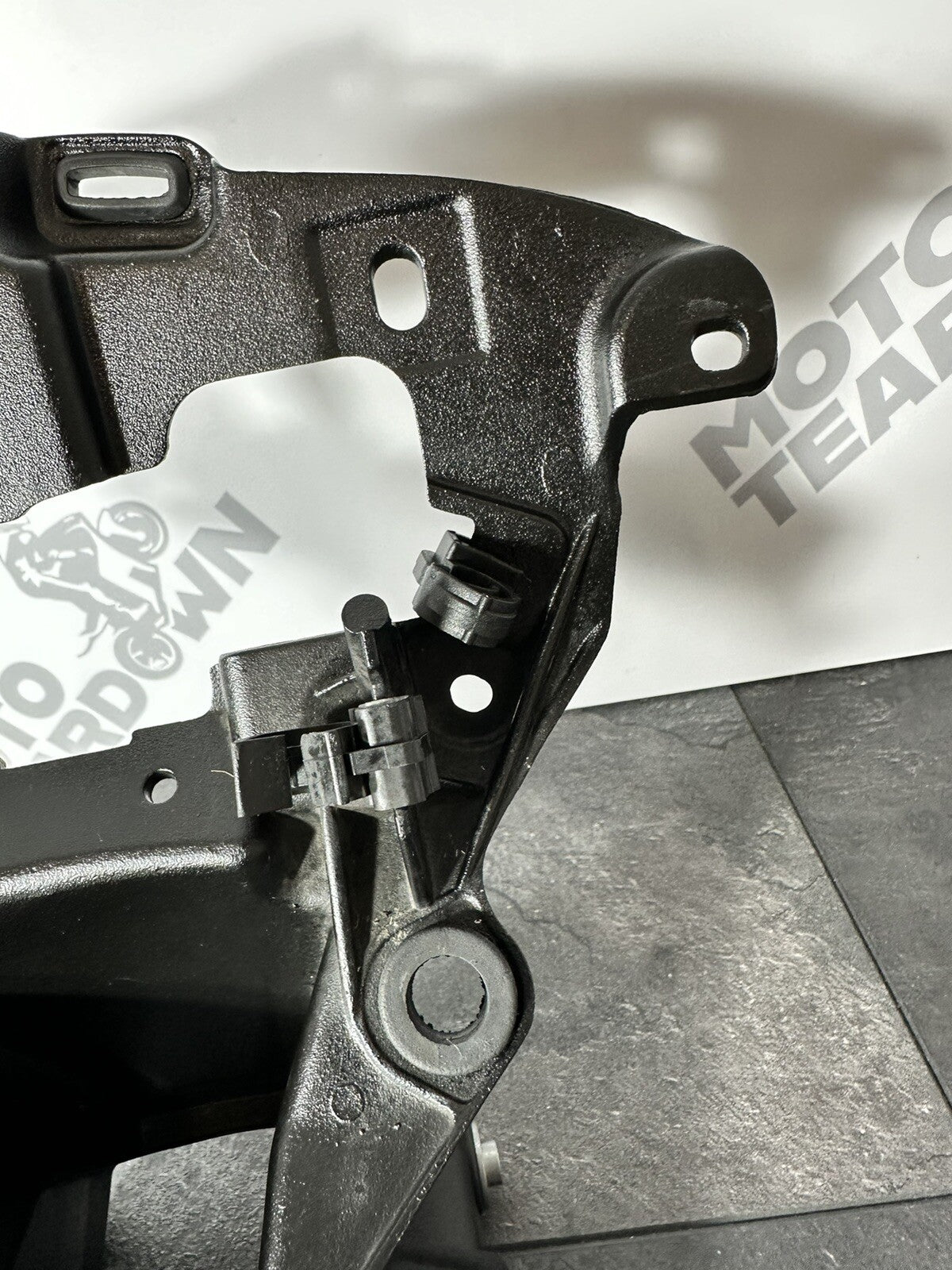 Triumph Street Triple 765 RS 2018 Clock Stay Top Bracket 15244 Miles 2017-2024