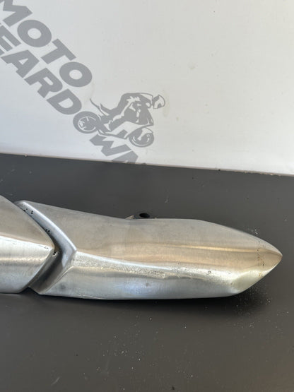 TRIUMPH SPEED TRIPLE 1050 EXHAUST HEAT SHIELD 19,161 Miles 2013 1050 Heat Shield