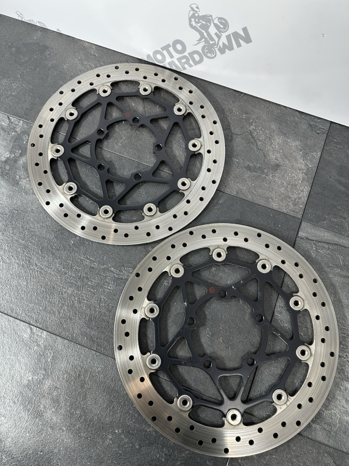 Triumph Street Triple 675 R 2015 BREMBO Front Brake Discs 2013-2016 16470 Miles