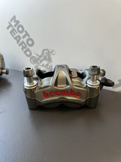 Aprilia Tuono V4 Factory BREMBO FRONT BRAKE CALIPERS Brembo M50 100mm Brembo