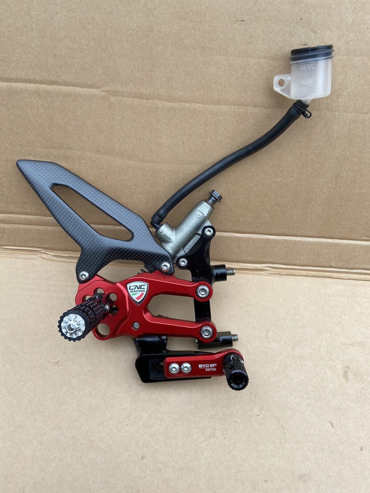 ADJUSTABLE RIGHT REAR SET EVO GP Edition Ducati SBK 959 1199 1299 Panigale CNC