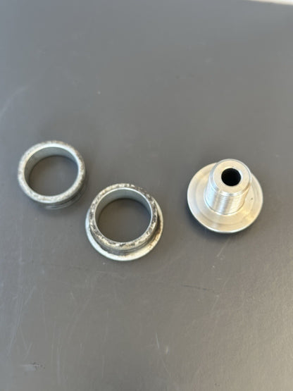 Honda CBR1000RR Front Wheel Spacers And End Nut 2004 2005 RR4 RR5 OEM