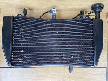 Ducati Supersport radiator With Fans, Coolant Radiator And Fans Supersport Rad