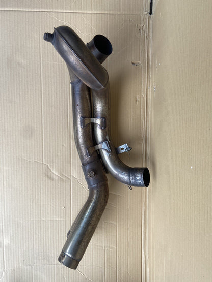 Ducati exhaust header collector Exhaust Centre 848 1098 1098S 57012606B OEM
