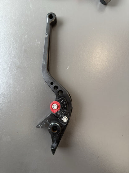 Long Black Clutch & Brake Levers For Triumph Trident 660 2021-2025 UNBRANDED