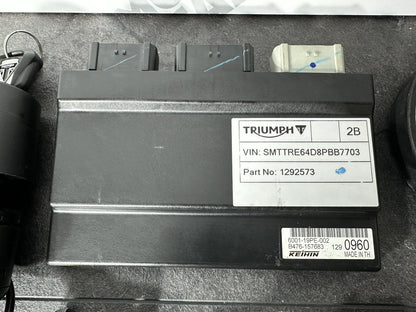 Triumph TIGER 900 GT PRO 2022 Lockset *READ DESCRIPTION* 6337 Mile 2020-2023 OEM