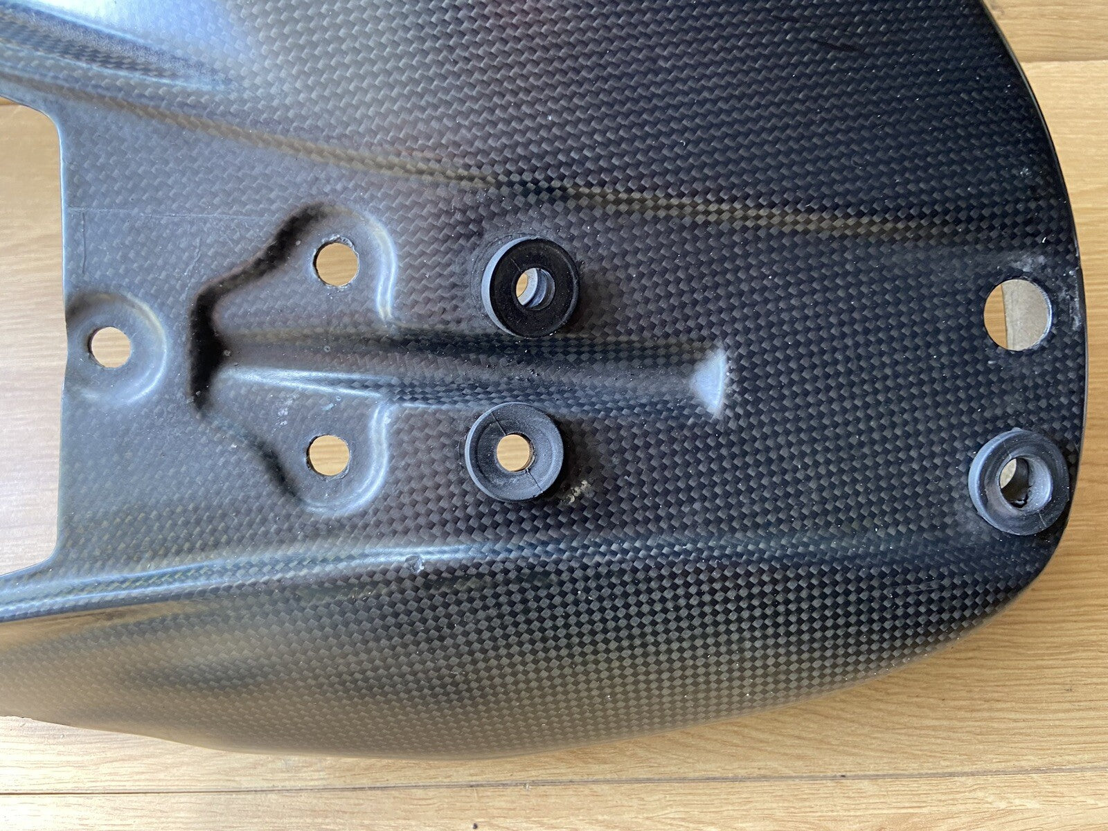 Ducati panigale 1199 carbon Fibre exhaust cover