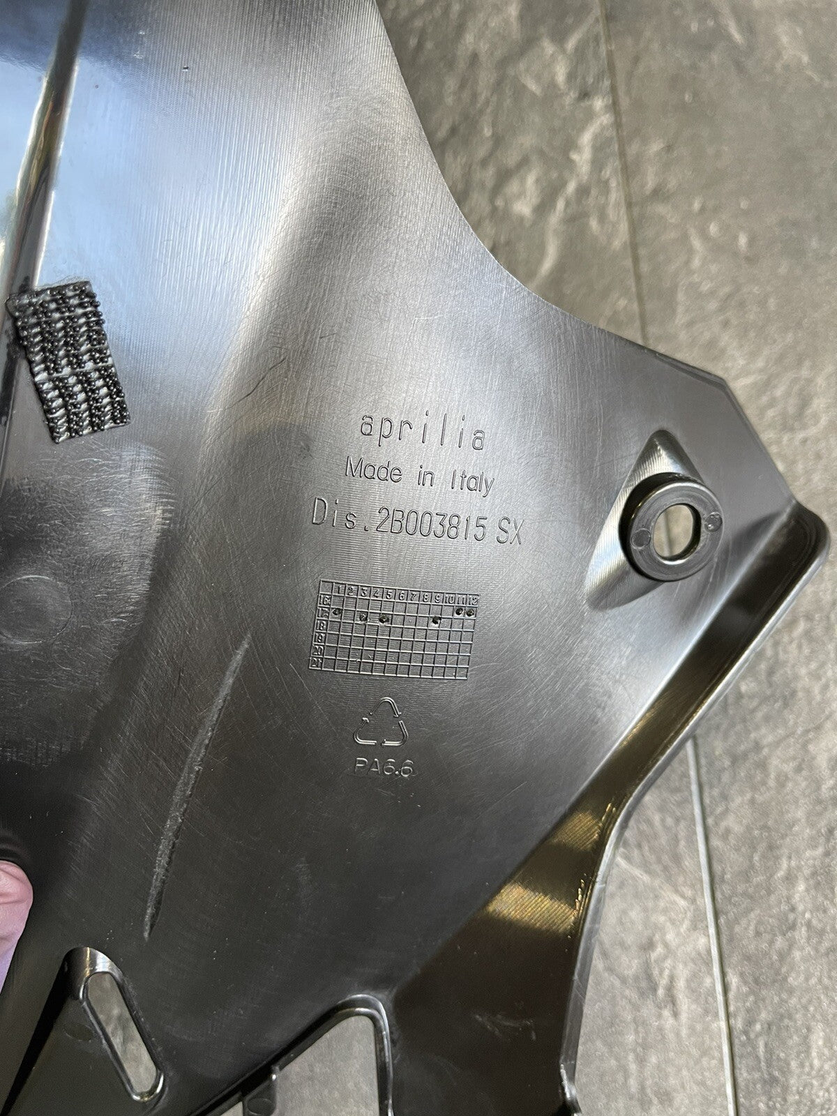 Aprilia Tuono V4 1100 Factory Left Side Tank Fairing 2018 OEM 6029 Miles RSV4