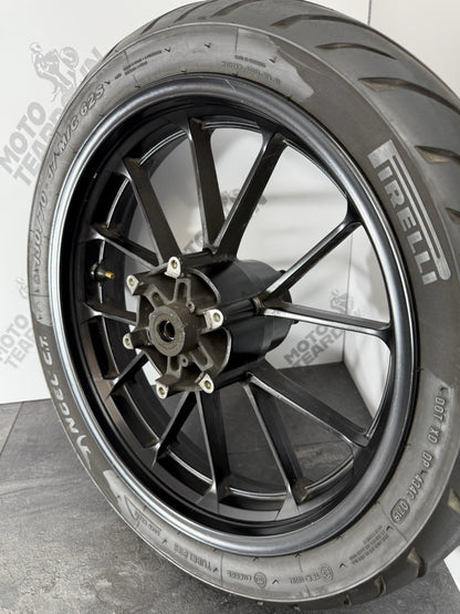 Yamaha YZF R125 R 125 2014 Front Rear Wheels Pair & Tyres 26983 Miles 2008-2018