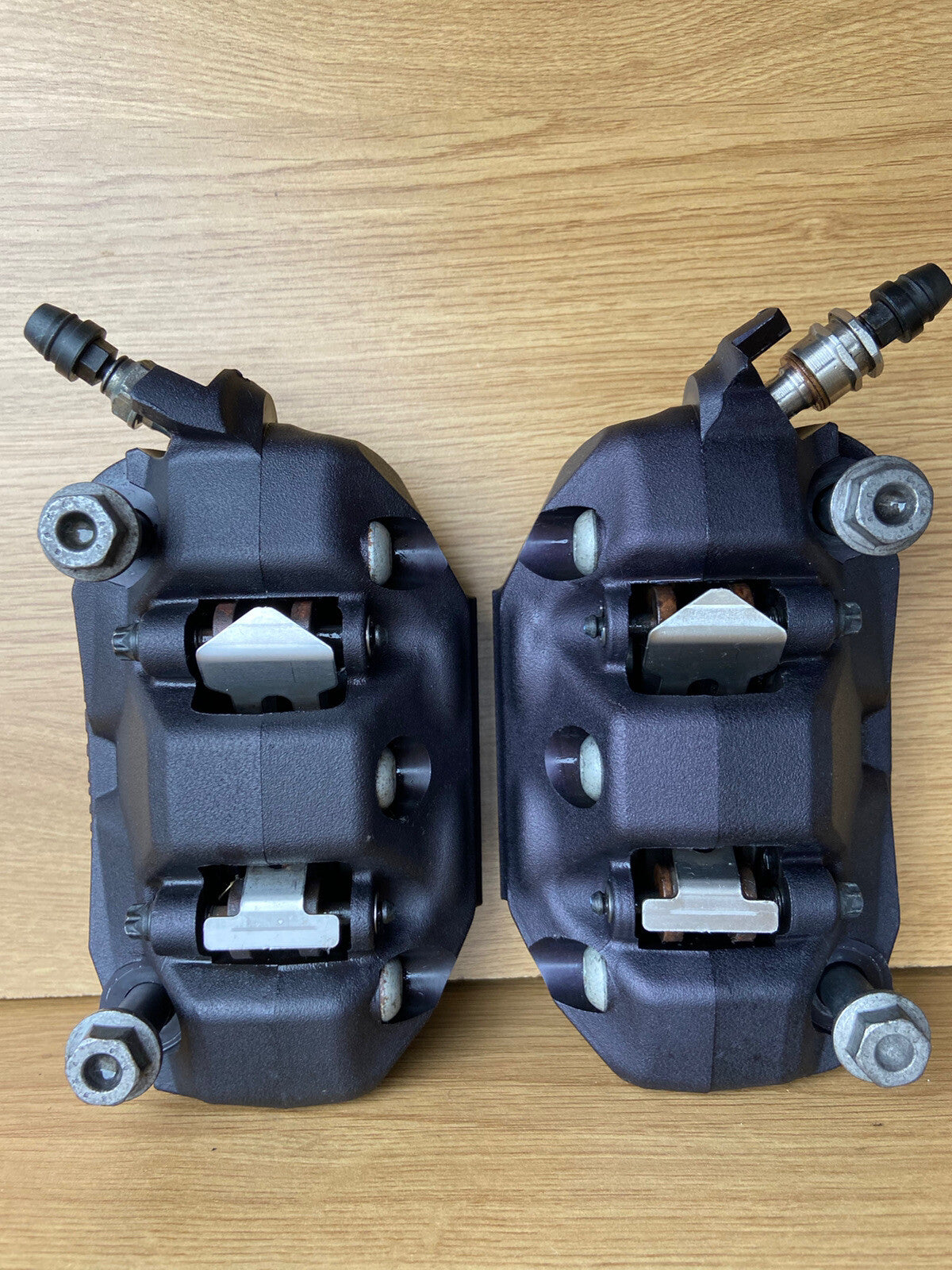 BMW S1000R Sport 2021 7,953 miles front brake calipers pair Hayes BMW S1000R OEM