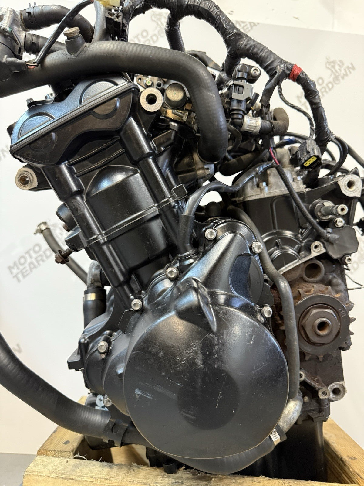 Triumph Street Triple 675R Engine 17,009 MILES 2010 675R Engine And Wiring Loom