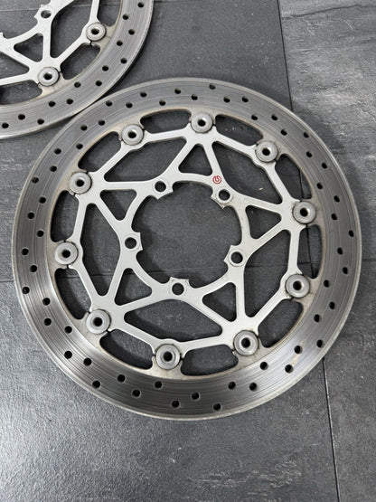 Triumph Street Triple 765 RS 2021 BREMBO Front Brake Discs 21650 Mile 2020-2022