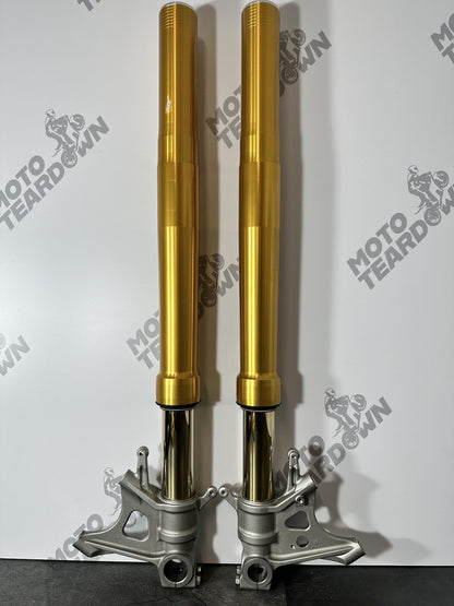 Aprilia Tuono V4 1100 Ohlins Front Forks Suspension 9105 Miles Ohlins Forks OEM