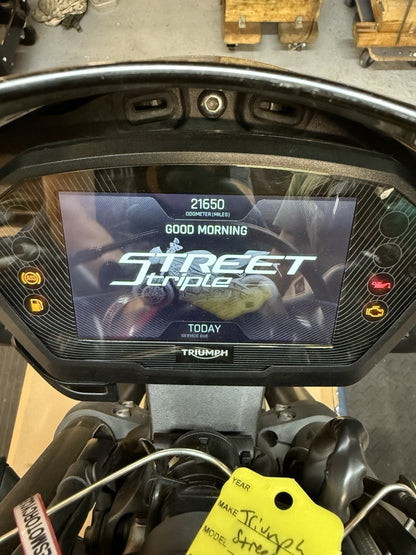 Triumph Street Triple 765 RS 2021 Speedo Speedometer Clocks 21650 Mile 2020-2022