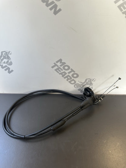Triumph Street Triple 675 675R Throttle Cables 2007-2011 8382 Miles 2049300 OEM