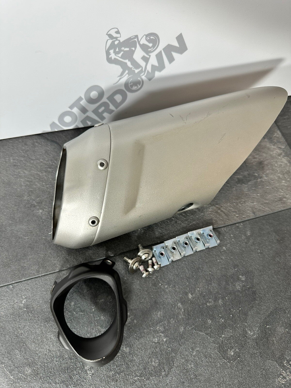 Triumph Street Triple RS 765 Exhaust Muffler Cap End Cap 5159 Miles 2017-2020