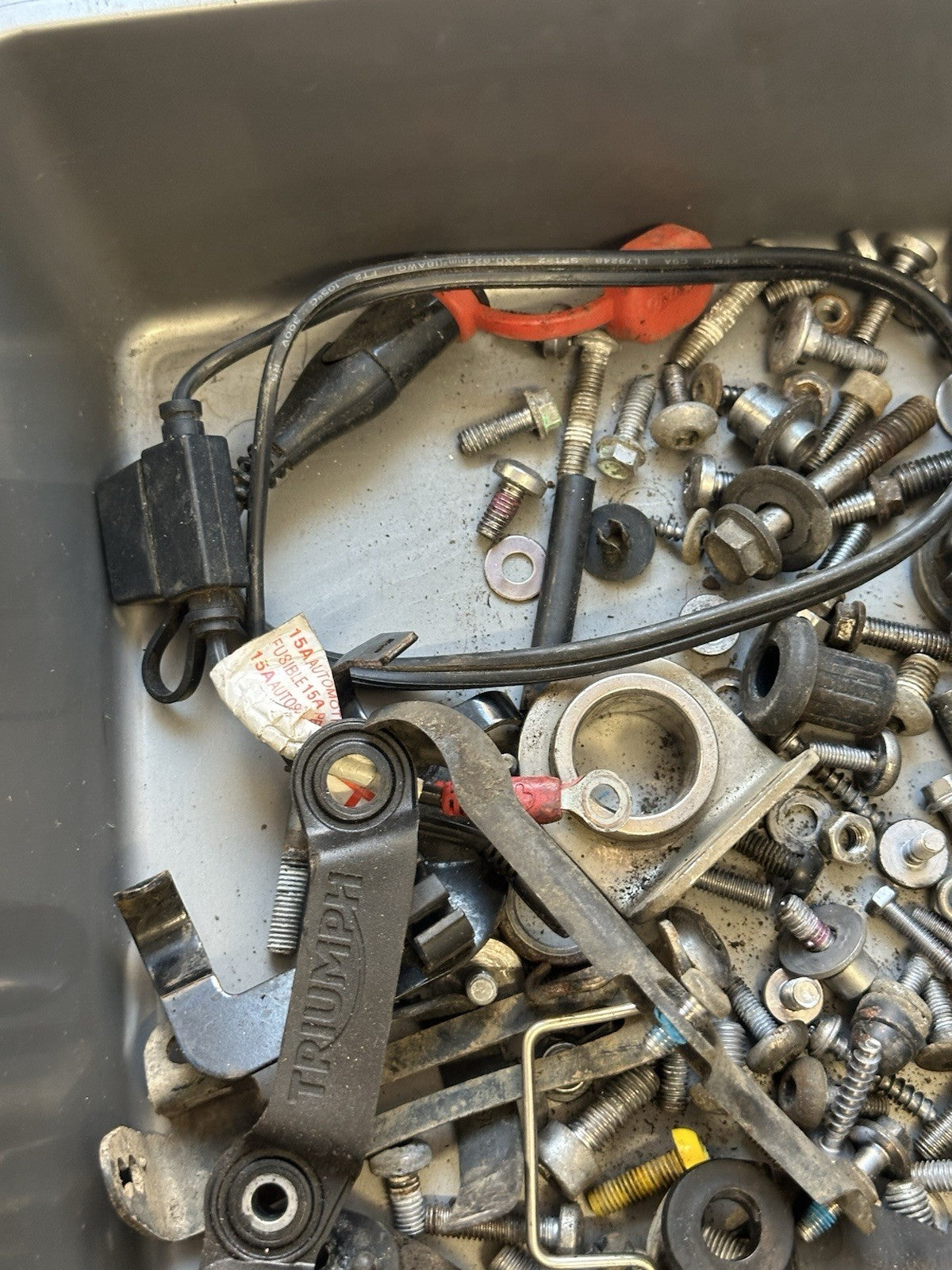 Triumph Street Triple 765R Bolts Various Job Lot Mixed Nuts Bolts Brackets 2017