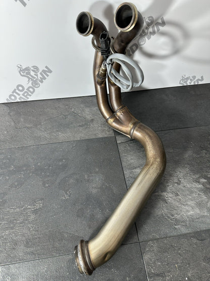 KTM 790 Duke 2020 Exhaust Downpipes Manifold Lambda 3766 Miles 2018 2019 OEM