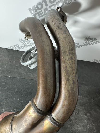 KTM 790 Duke 2020 Exhaust Downpipes Manifold Lambda 3766 Miles 2018 2019 OEM