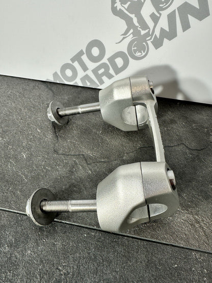 Triumph Street Triple 765 RS 2017 Handlebar Risers Clamps 10580 Miles 2018-2024