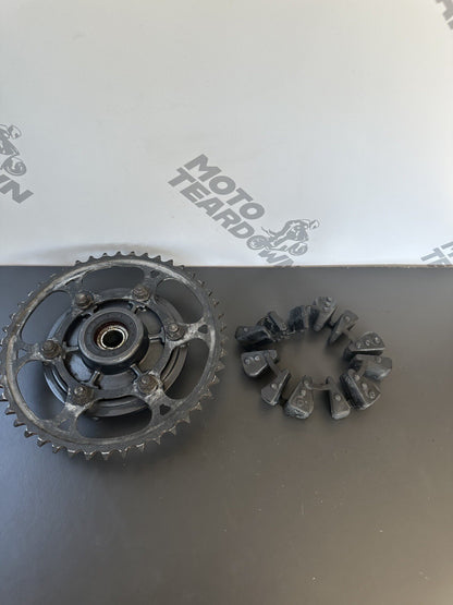 Triumph Street Triple RS 765 Rear Sprocket Carrier Cush Drives 2019 8,126 miles