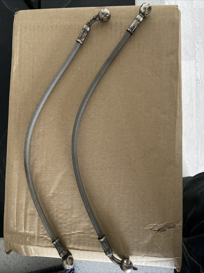 Triumph Street Triple 765 RS Braided Front Hoses ABS 2017 OEM 2021513 2021514