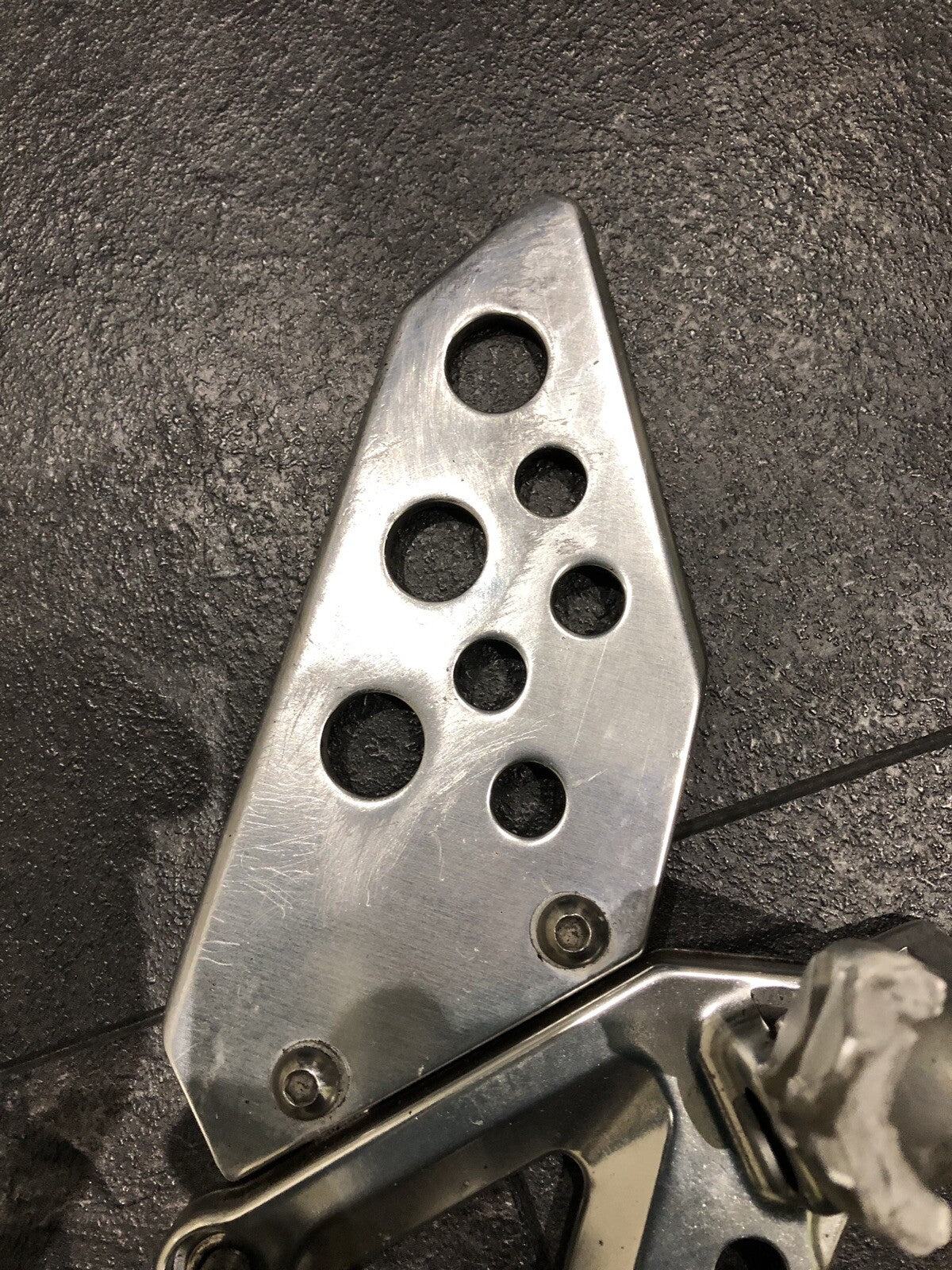 Aprilia RSV 1000 Factory Left Foot Rest Foot Peg Rear Set 2011 OEM