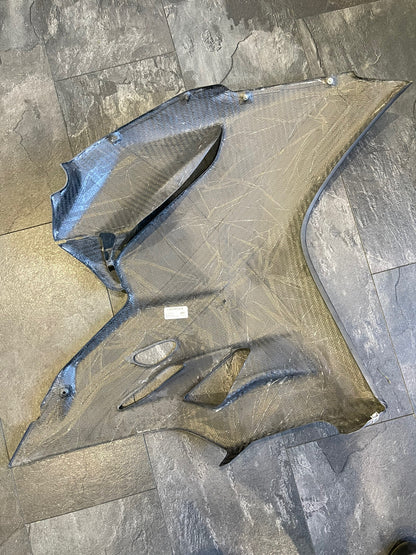Ducati Panigale 1199 S 2012-2014 Carbon Fibre Matte Side Race Fairings 1299 899