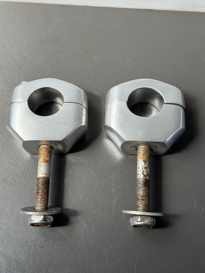 Triumph Street Triple 675 Handlebar Riser Handlebar Clamp Set OEM 2007-2011 675R