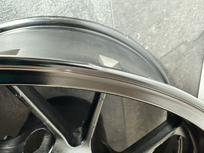 Yamaha R7 690 2024 Rear Wheel Rim Black Only 1784 Miles 2022 2023 OEM MT07