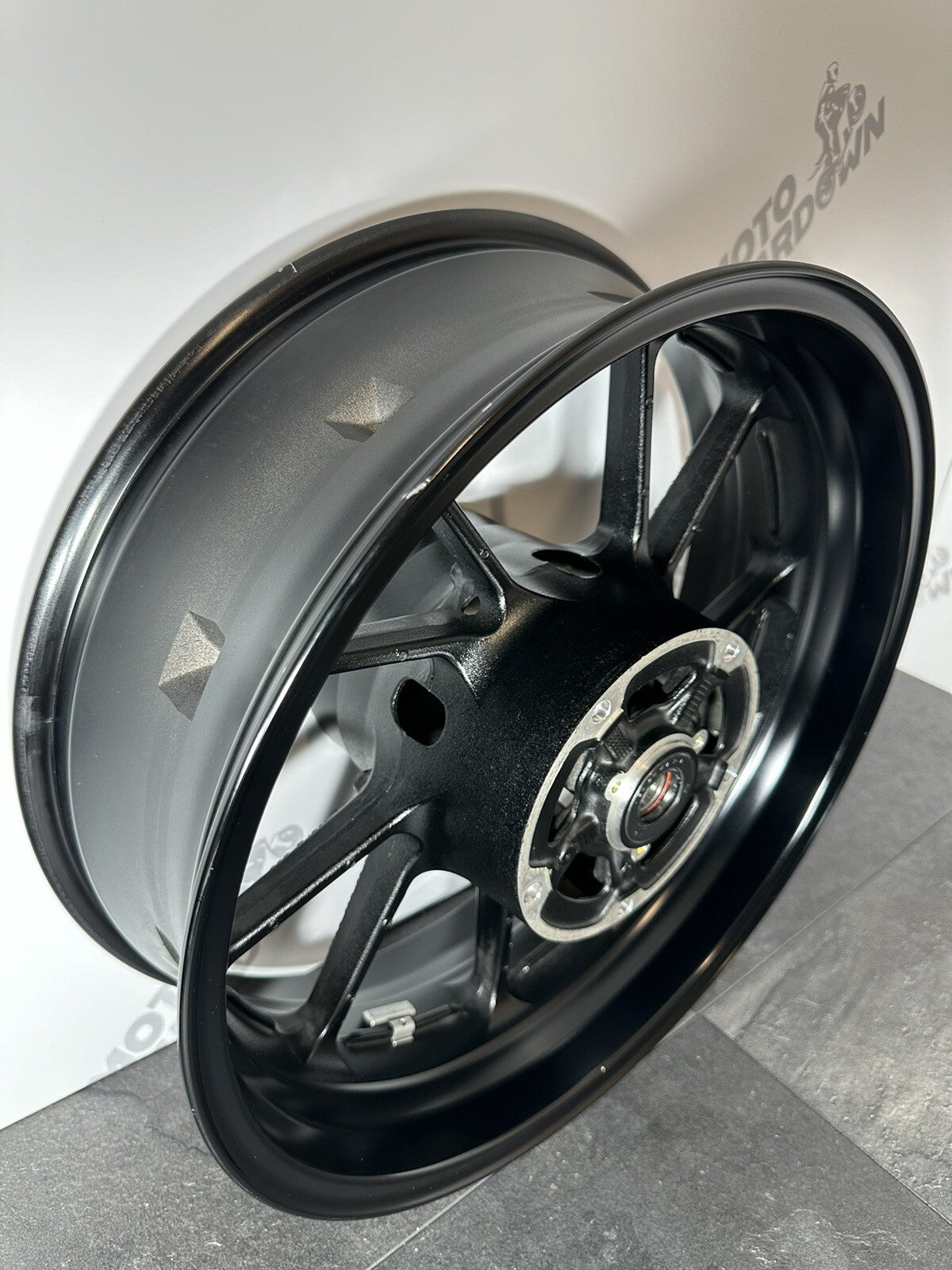 Yamaha R7 690 2024 Rear Wheel Rim Black Only 1784 Miles 2022 2023 OEM MT07