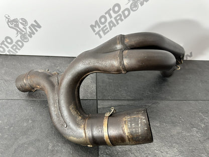 Aprilia Tuono V4 1100 2021 Exhaust Downpipe Link Section 6606 Mile 2022-2024 OEM