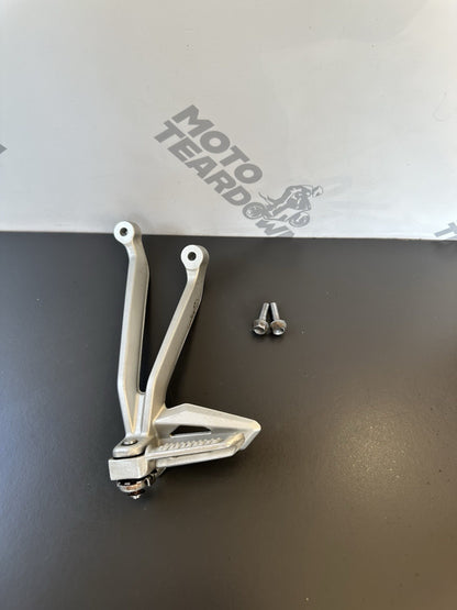 TRIUMPH STREET TRIPLE Left Pillion Footrest Hanger - 765R 765RS T2081987 2017-19