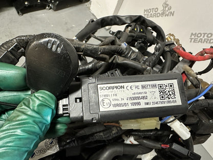 Yamaha MT-03 MT03 Complete engine wiring loom Throttle Bodies 2020 12,615 Miles