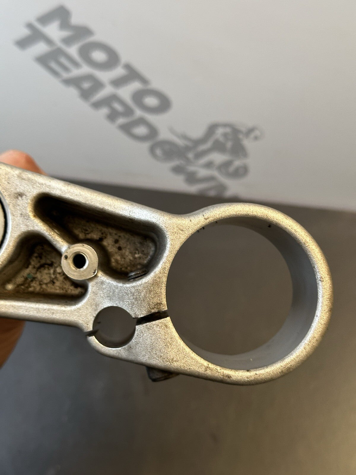 Triumph Street Triple 765S Bottom Yoke Steering Stem Lower Yoke *SLIGHTLY OUT*