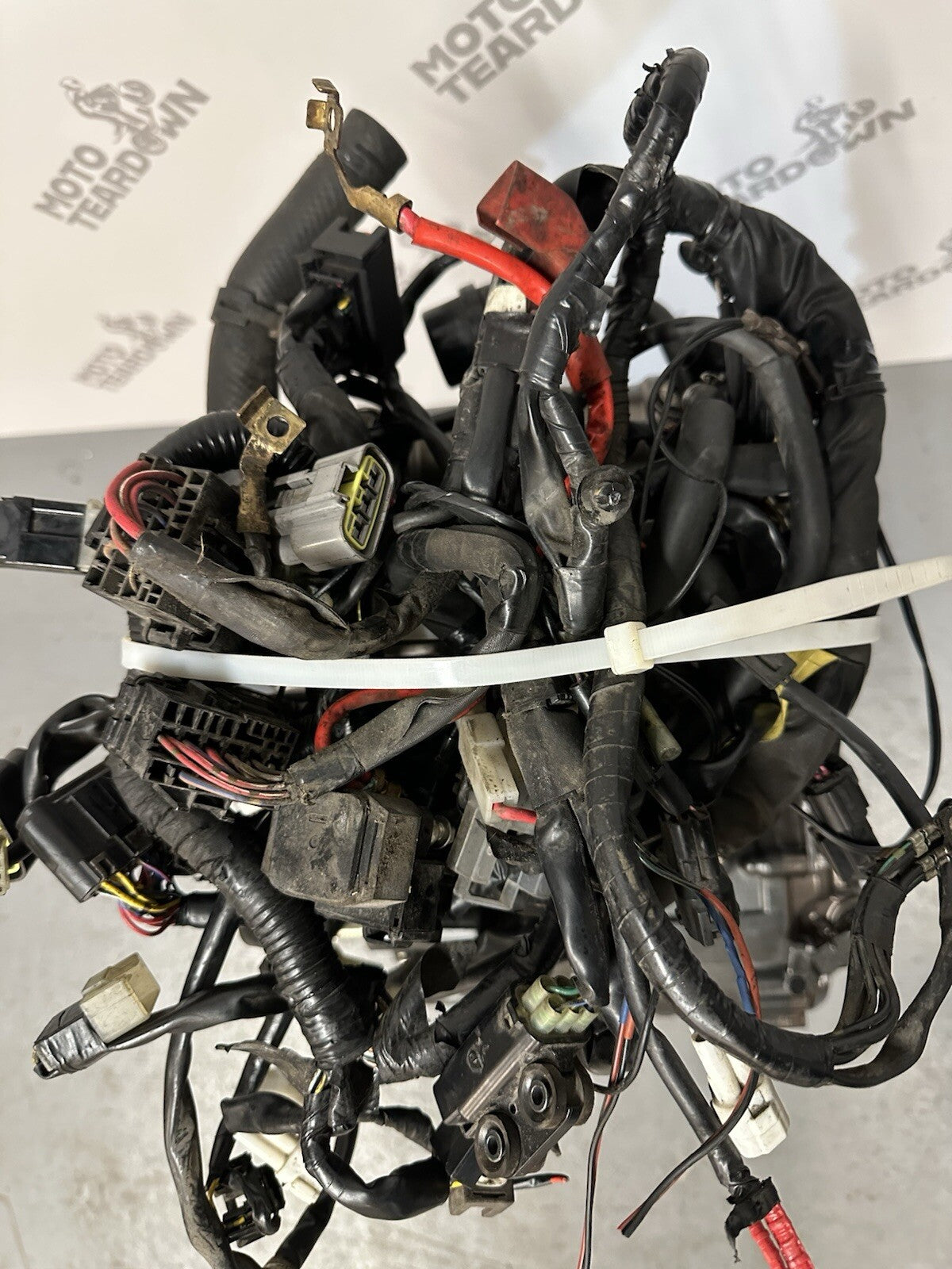 Yamaha MT07 MT-07 2014 - 2017 Engine With Throttle Bodies And Wiring Loom