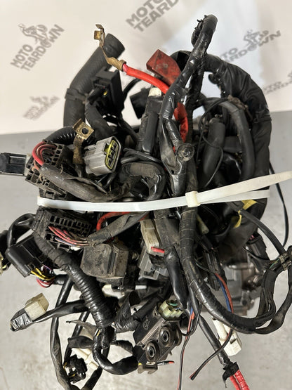 Yamaha MT07 MT-07 2014 - 2017 Engine With Throttle Bodies And Wiring Loom