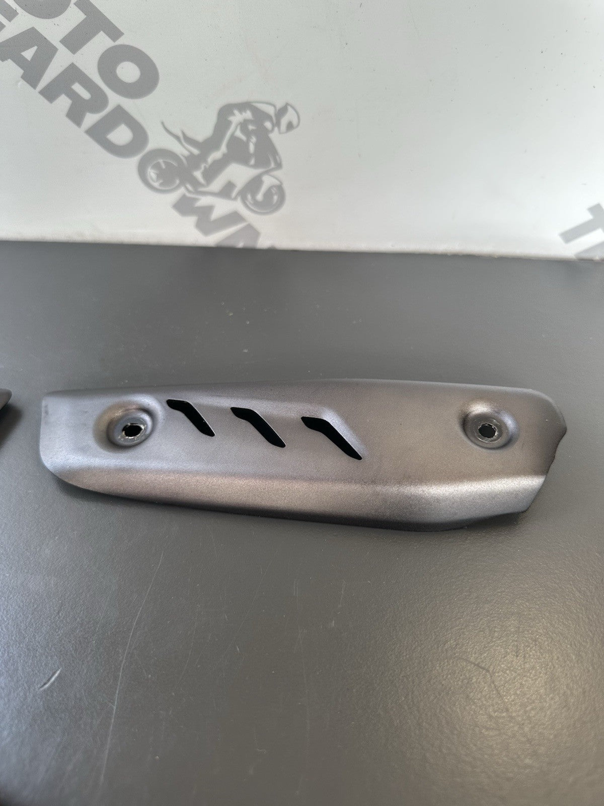 Triumph Street Triple 765RS 765R S Radiator End Plates Brackets 2017-2019 *GREY*