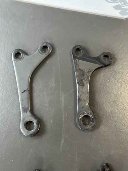 bolts & brackets for a Yamaha MT07 2015 MT07 Engine Mount Bolts NOT COMPLETE SET